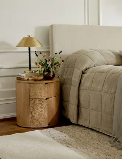 ROUND NIGHTSTAND